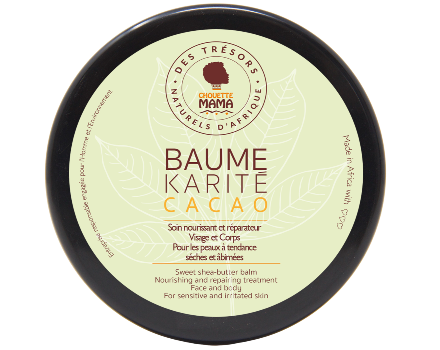 Baume au Beurre de Karité-Cacao