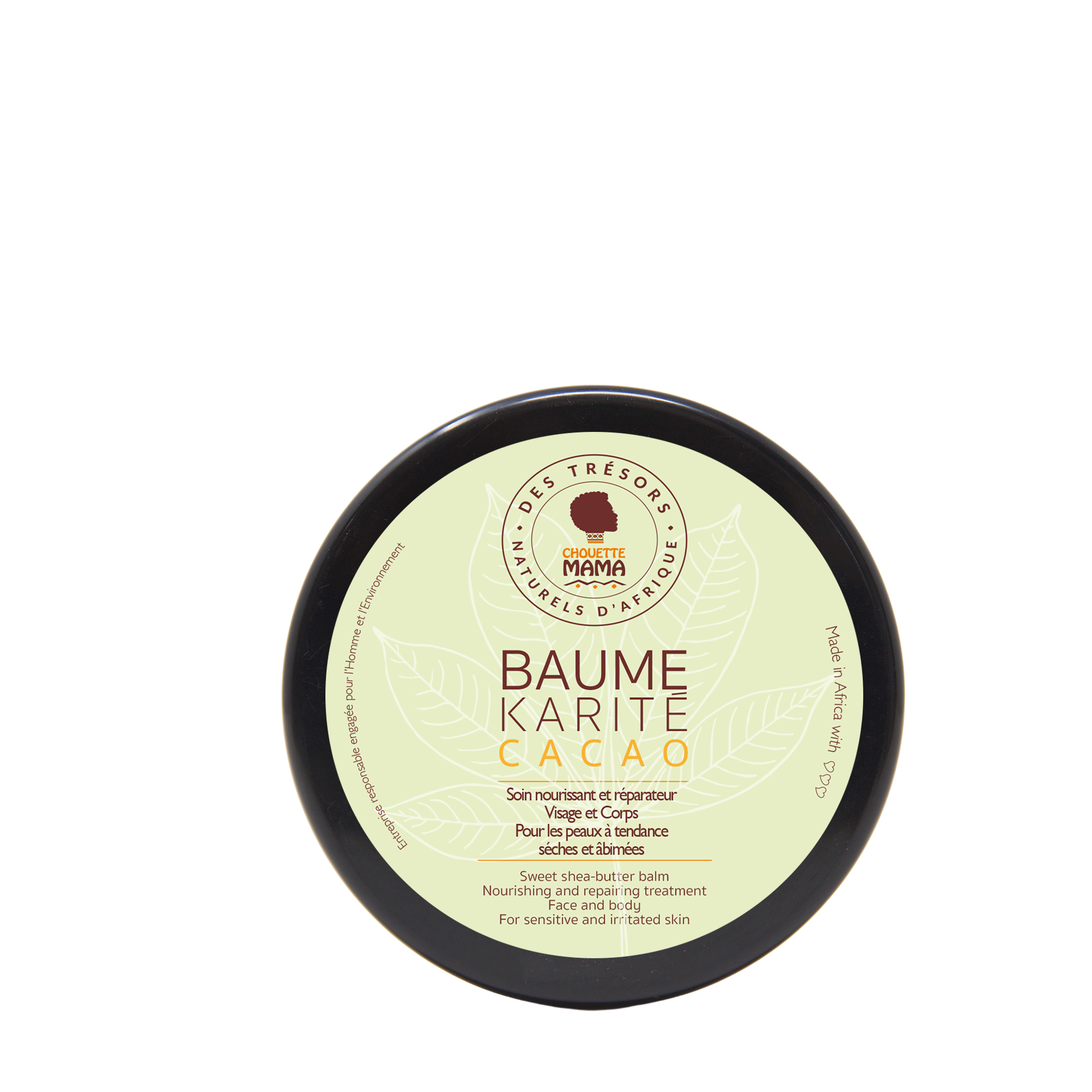 Baume au Beurre de Karité-Cacao