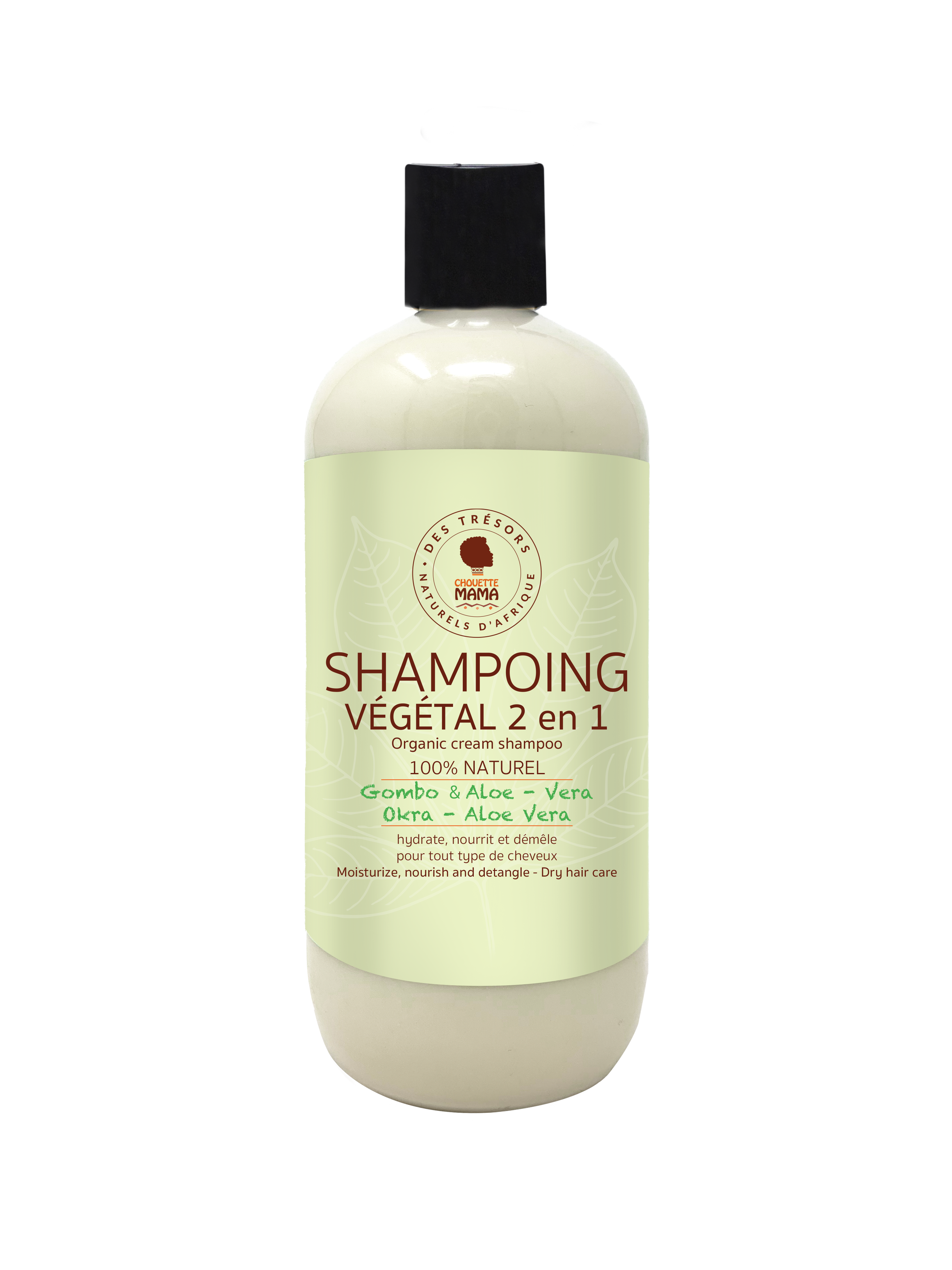 Shampoing Végétal 2 en 1 Gombo & Aloe Vera