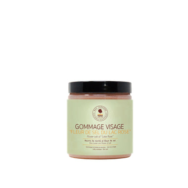 Gommage visage doux  "Fleur de sel du Lac Rose"