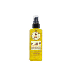 Huile protectrice cheveux secs et abîmés.